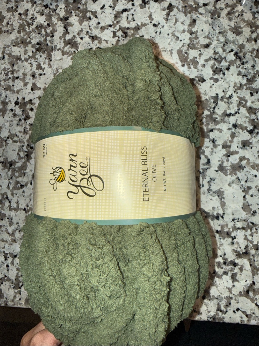 Eternal Bliss Plush Yarn - Olive